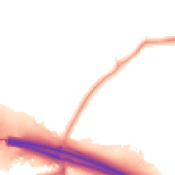 Night-time road noise heatmap for UB10 8AX