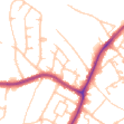 Daytime road noise heatmap for UB10 8BN