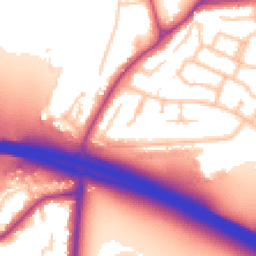 Daytime road noise heatmap for UB10 8HZ
