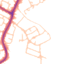 Daytime road noise heatmap for UB10 8RR