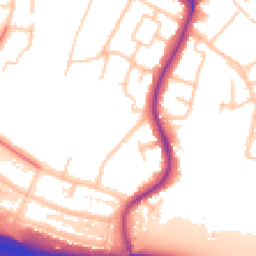 Daytime road noise heatmap for UB10 8TE