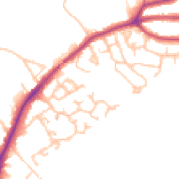 Daytime road noise heatmap for UB10 8TH