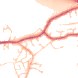 Daytime road noise heatmap for UB10 9LA