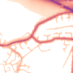 Daytime road noise heatmap for UB10 9LJ