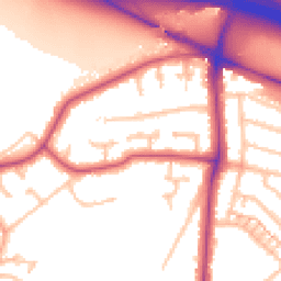 Daytime road noise heatmap for UB10 9LP