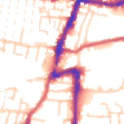 Daytime road noise heatmap for UB2 4AA