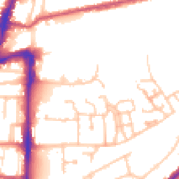 Daytime road noise heatmap for UB2 4AE