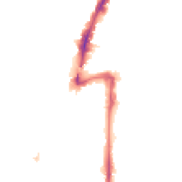Night-time road noise heatmap for UB2 4AJ