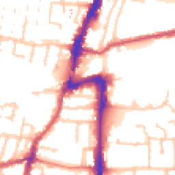 Daytime road noise heatmap for UB2 4AU