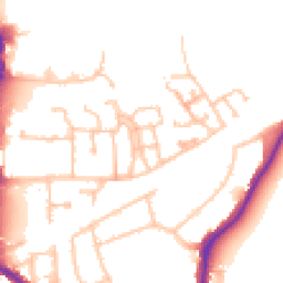Daytime road noise heatmap for UB2 4BA