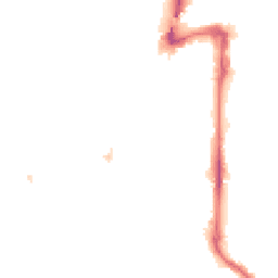 Night-time road noise heatmap for UB2 4DH