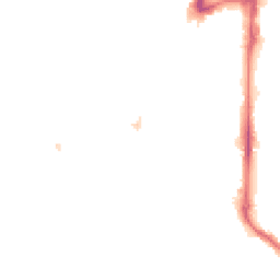 Night-time road noise heatmap for UB2 4DQ