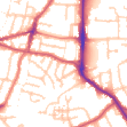Daytime road noise heatmap for UB2 4DR
