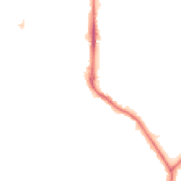 Night-time road noise heatmap for UB2 4DU