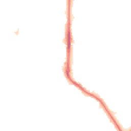 Night-time road noise heatmap for UB2 4DY