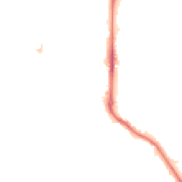 Night-time road noise heatmap for UB2 4DZ