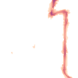 Night-time road noise heatmap for UB2 4EB