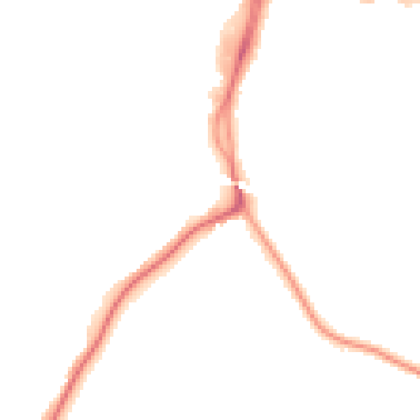 Night-time road noise heatmap for UB2 4FD
