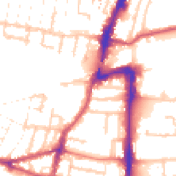 Daytime road noise heatmap for UB2 4FE
