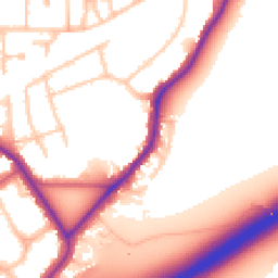 Daytime road noise heatmap for UB2 4GW