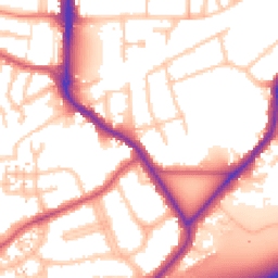 Daytime road noise heatmap for UB2 4JG