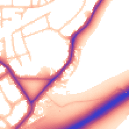 Daytime road noise heatmap for UB2 4LH