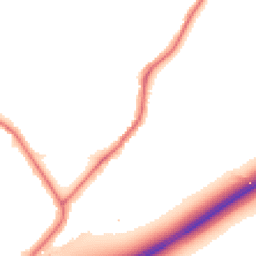 Night-time road noise heatmap for UB2 4LH
