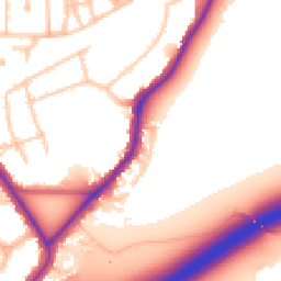 Daytime road noise heatmap for UB2 4LX