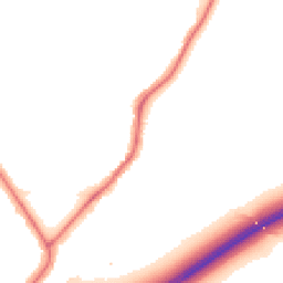 Night-time road noise heatmap for UB2 4LX