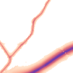 Night-time road noise heatmap for UB2 4NN
