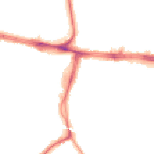 Night-time road noise heatmap for UB2 4UA