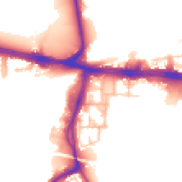 Daytime road noise heatmap for UB2 4UE