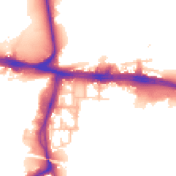 Daytime road noise heatmap for UB2 4UH