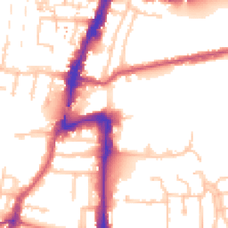Daytime road noise heatmap for UB2 4WL