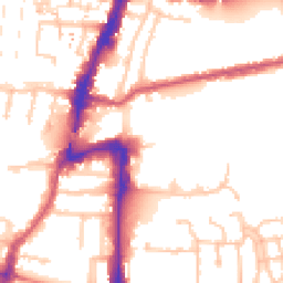 Daytime road noise heatmap for UB2 4WN