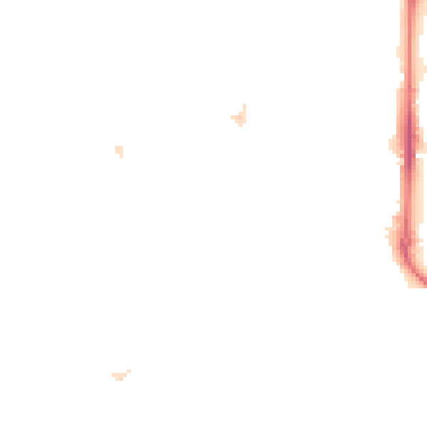 Night-time road noise heatmap for UB2 5EY