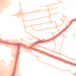 Daytime road noise heatmap for UB2 5JX