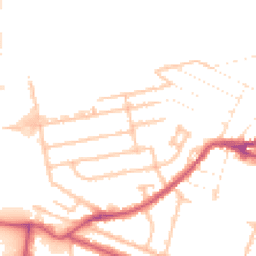 Daytime road noise heatmap for UB2 5LR