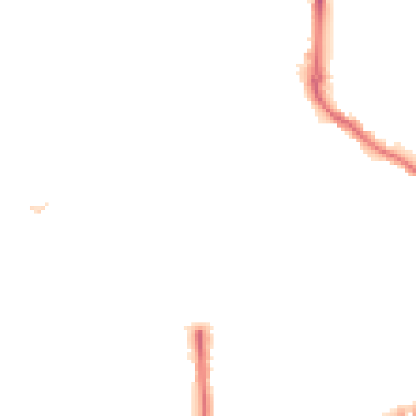 Night-time road noise heatmap for UB2 5NR