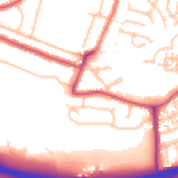 Daytime road noise heatmap for UB2 5TG