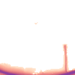 Night-time road noise heatmap for UB2 5TG