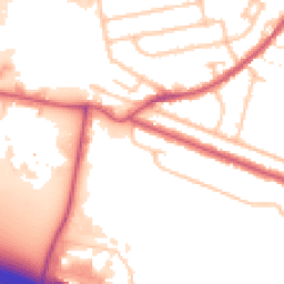 Daytime road noise heatmap for UB2 5UB