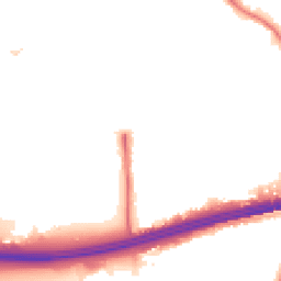 Night-time road noise heatmap for UB2 5UT