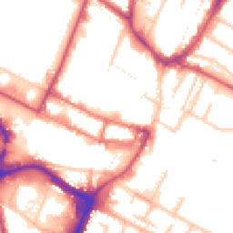 Daytime road noise heatmap for UB3 1AU