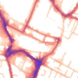 Daytime road noise heatmap for UB3 1DB