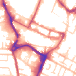 Daytime road noise heatmap for UB3 1DR
