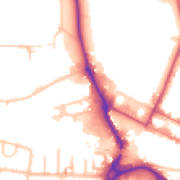 Daytime road noise heatmap for UB3 1DS