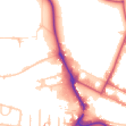 Daytime road noise heatmap for UB3 1EQ