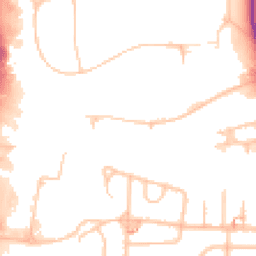 Daytime road noise heatmap for UB3 1ET