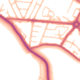Daytime road noise heatmap for UB3 1JN